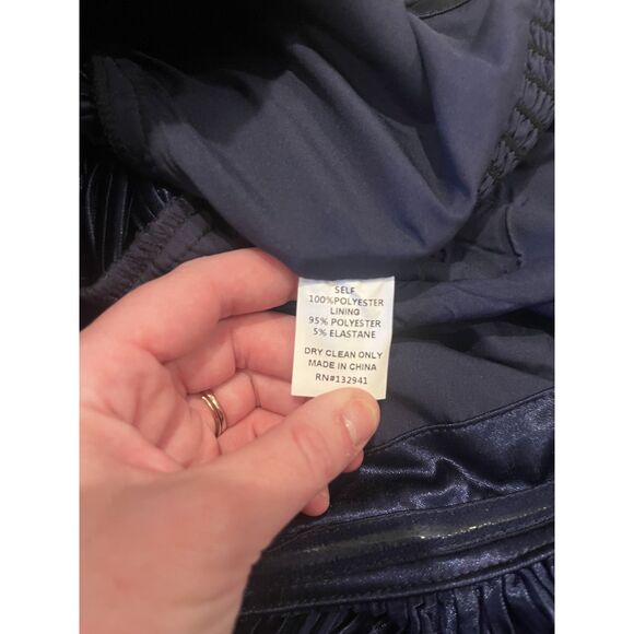 Amanda Uprichard Collina Jumpsuit – Size Medium – Navy - Picture 7 of 12